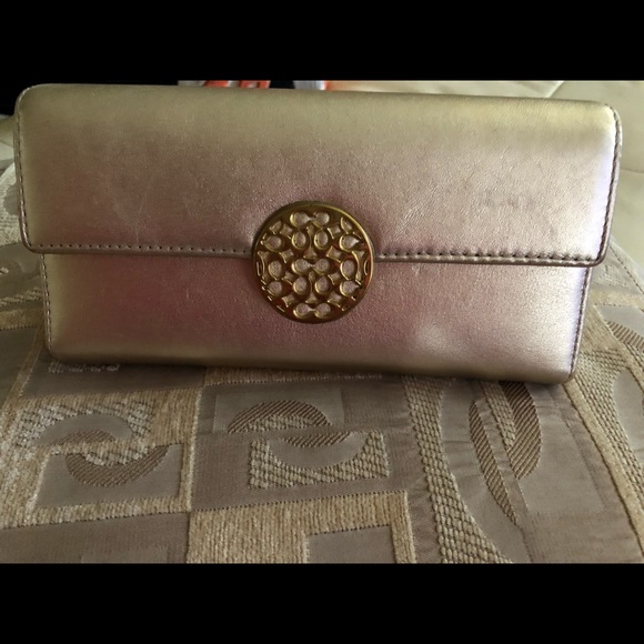 Coach Gold Wallet - Picture 3 of 7